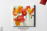 تابلو بوم "گلهای شقایق پاییزی" اثر شرلی نواک