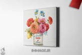 تابلو نقاشی گل سرزمین تازه IV