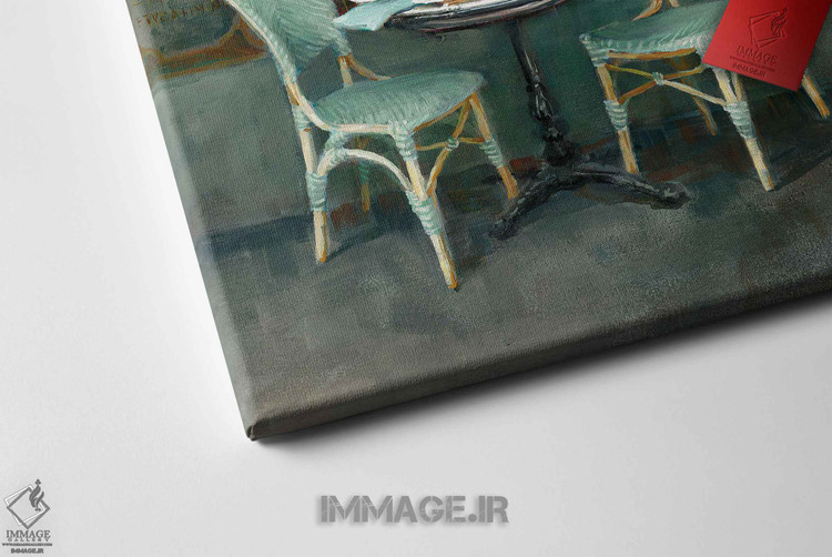 تابلو "صبحانه در سنت رگیس" اثر Danhui Nai، نمایشگر زیباییهای یک کافه سنتی در پاریس