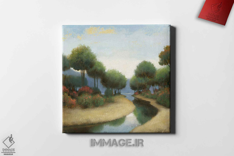 تابلو "کنار آبراه I" اثر James Wiens، نمایشگر زیباییهای طبیعت و مناظر طبیعی