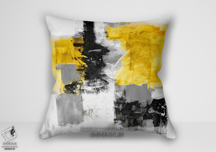 کوسن انتزاعی عمل توسط جین دیویس نقاشی (BC 1120)