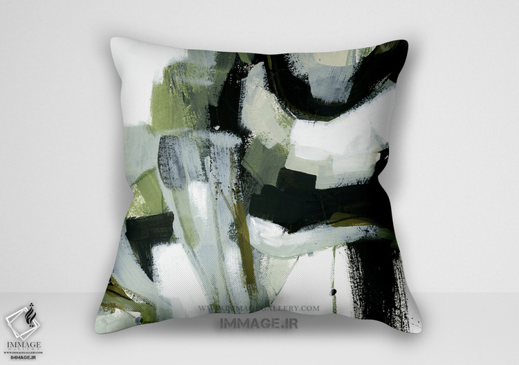 کوسن انتزاعی سبز تا ژوئن اریکا (BC 1193)