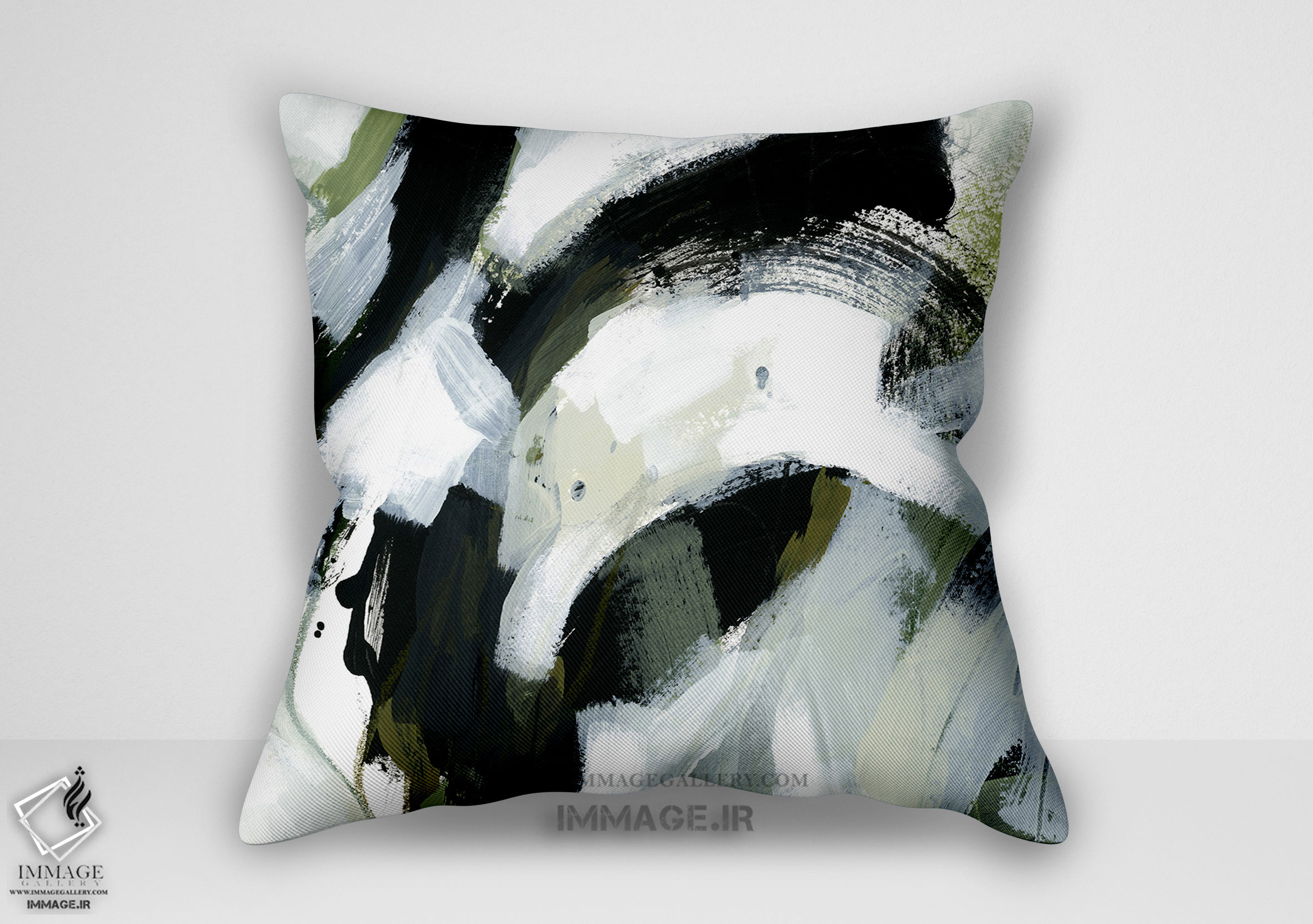 کوسن انتزاعی سبز تا ژوئن اریکا (BC 1194)