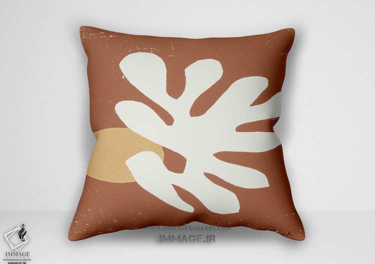 کوسن انتزاعی نقاشی پیچیده شده از ماتریکس هماچیر سوم اثر مویرا هرشی (BC 1251)