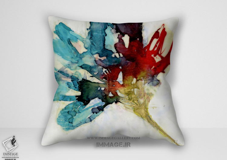 کوسن انتزاعی گل پاشیده شده اثر جنیفر گولبرگر (BC 1280)