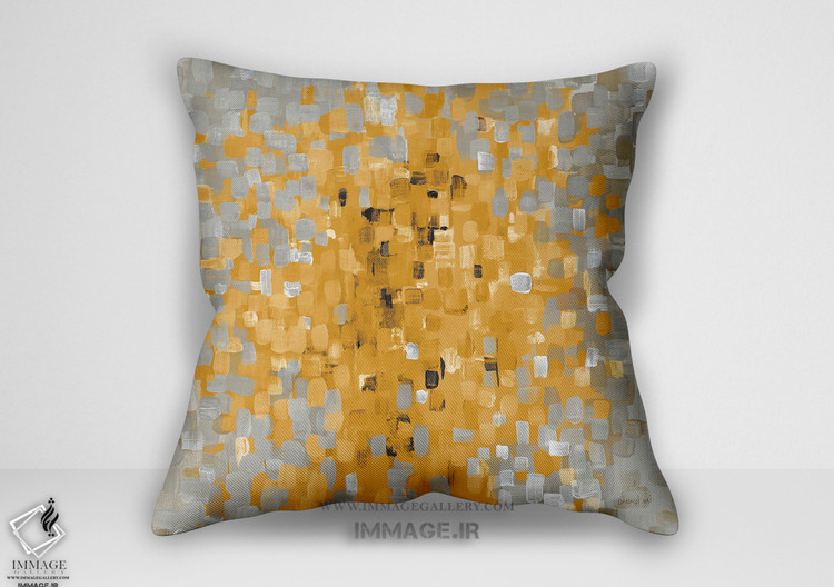 کوسن انتزاعی بلوک های تابستانی با محصول خاکستری (BC 1285)