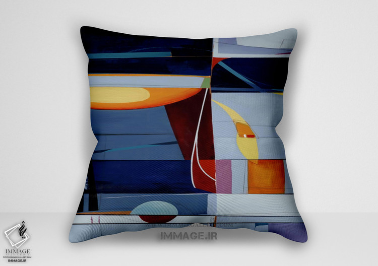 کوسن انتزاعی ماهی کوچک استخر بزرگ (BC 1334)