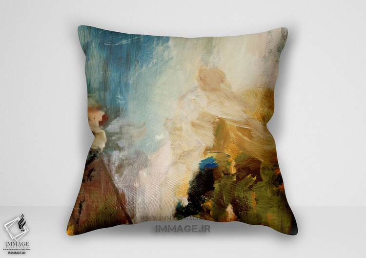 کوسن انتزاعی موج های خروشان دوم (BC 1473)