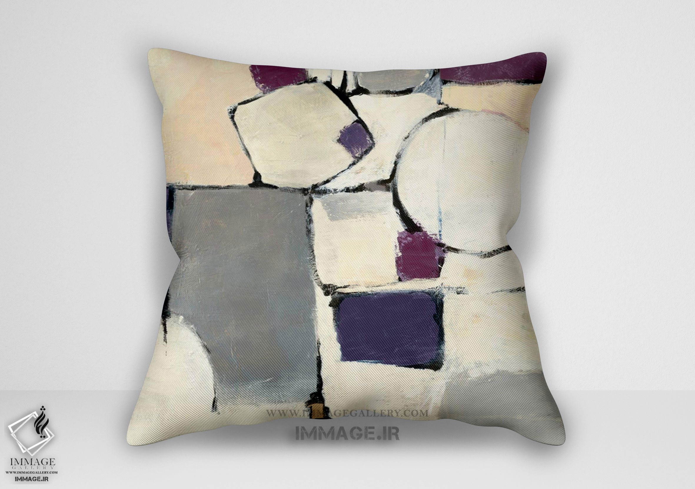 کوسن انتزاعی سفید کردن (BC 1585)