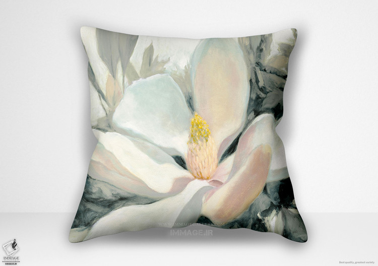 کوسن گل عظمت آمیز ماگنولیا سبز خاکستری محصول جولیا پورینتون (WA 1588)