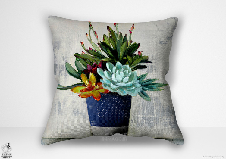 کوسن گل هنوز زندگی چرب نیروی دریایی توسط جولیا پورینتون (WA 1796)