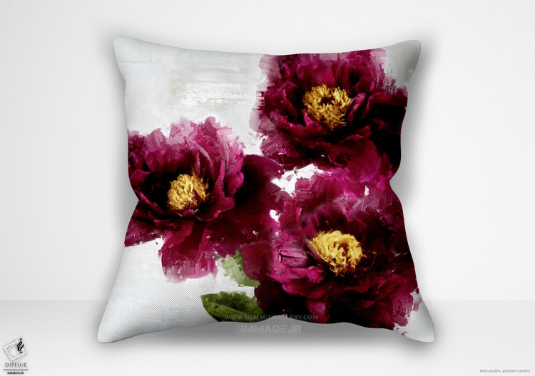 کوسن گل ، نقاشی گل های سرخابی ۱ (BC 1720)