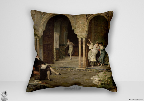 کوسن نقاشی کلاسیک ، موزه ایی قایم باشک (art 1226)