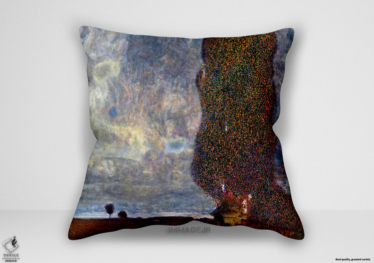 کوسن نقاشی کلاسیک ، موزه ایی نزدیک شدن رعد و برق سپیدار بزرگ دوم (art 1239)