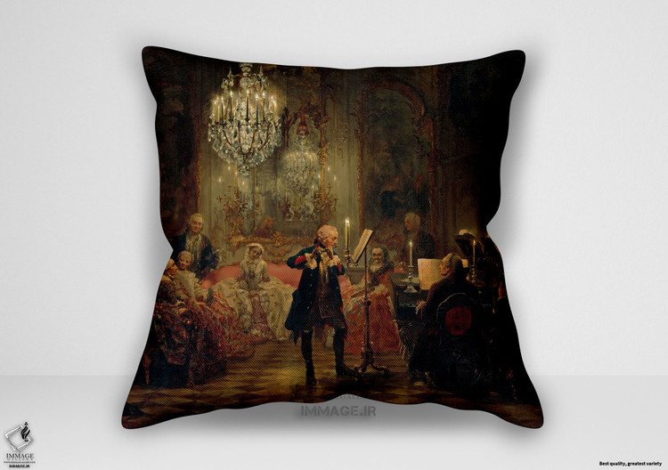 کوسن نقاشی کلاسیک ، موزه ایی اثر آدولف منس ل ۲۱ (art 1262)