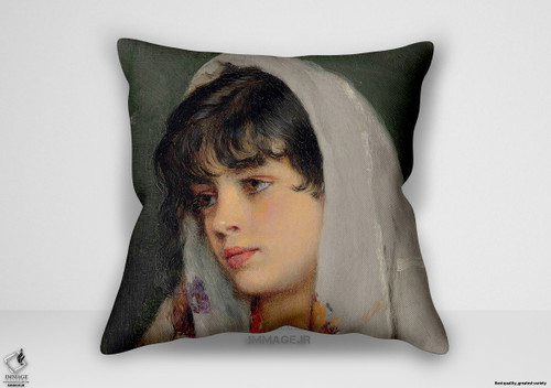 کوسن نقاشی کلاسیک ، موزه ایی توسط اوژن فون بلاس ایتالیایی ۱۸۴۳ ۱۹۳۱ ۶۶ (art 1341)