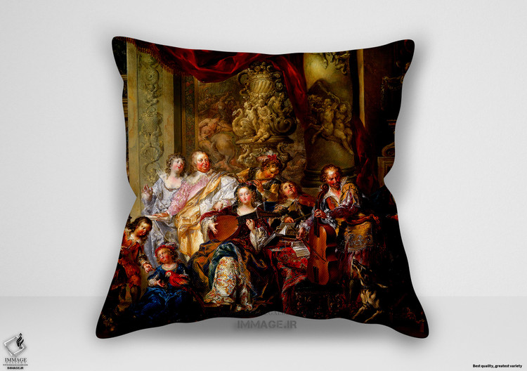 کوسن نقاشی کلاسیک ، موزه ایی کنسرت در کاخ نسخه ۱ (art 1350)