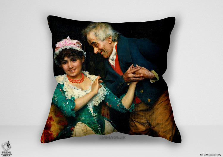 کوسن نقاشی کلاسیک ، موزه ایی از صمیم قلب اثر فدریکو آندره ئوتی (art 1391)