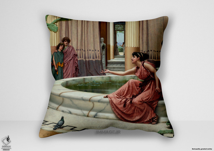 کوسن نقاشی کلاسیک ، موزه ایی جان ویلیام گادوارد انگلیسی ۱۸۶۱ ۱۹۲۲ سرگرمی های بی گناه ۱۸۹۱ (art 1430)