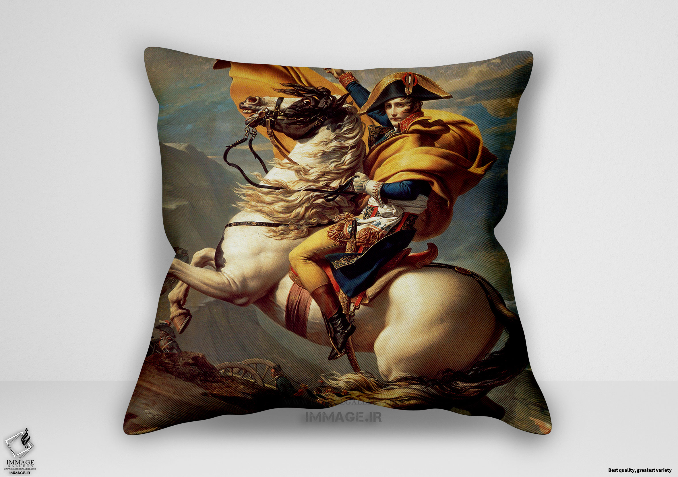 کوسن نقاشی کلاسیک ، موزه ایی ناپلئون در حال عبور از آلپ ۱۸۰۰ (art 1508)