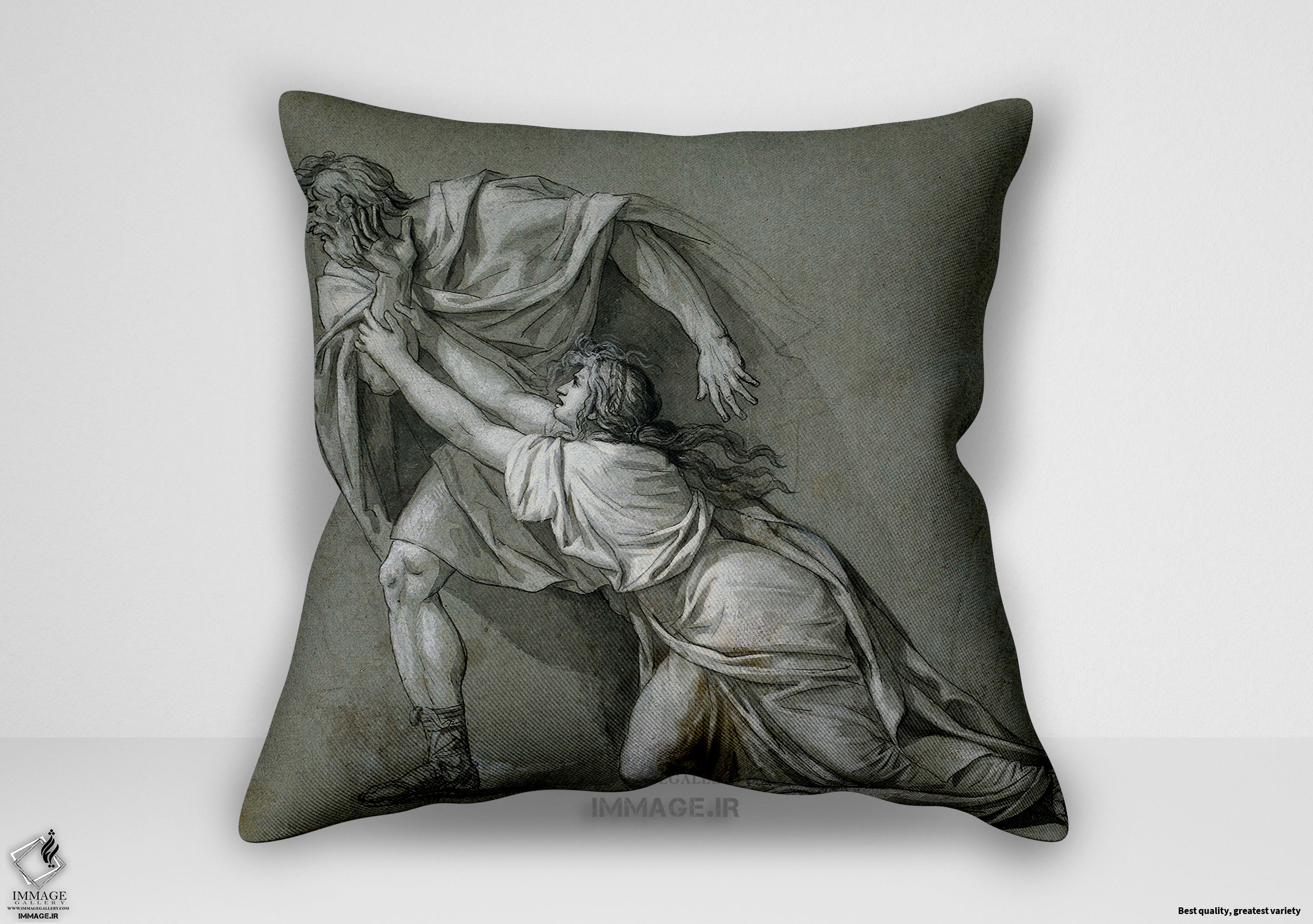 کوسن نقاشی کلاسیک ، موزه ایی خروج مارکوس آتیلیوس رگولوس به کارتاژ ۱۷۸۵ (art 1603)