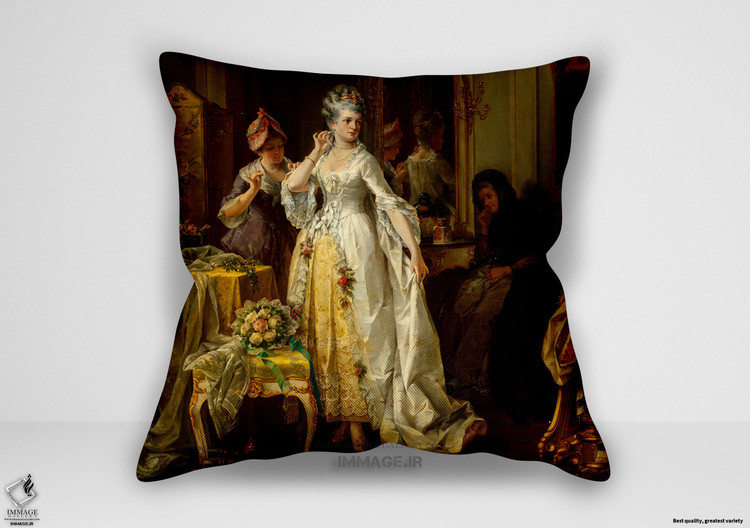 کوسن نقاشی کلاسیک ، موزه ایی آخرین نگاه اثر کارل ه رف ر (art 1612)