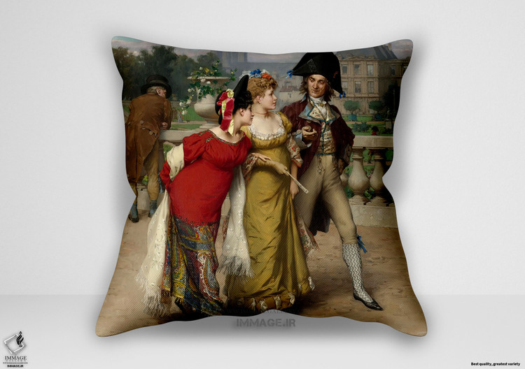 کوسن نقاشی کلاسیک ، موزه ایی پیاده رو اثر فردریک هندریک کامر (art 1634)