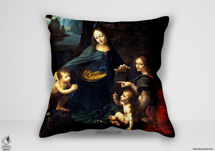 کوسن نقاشی کلاسیک ، موزه ایی مریم مقدس در صخره ها ۱۶۰۱ ۱۷۰۰ (art 1650)