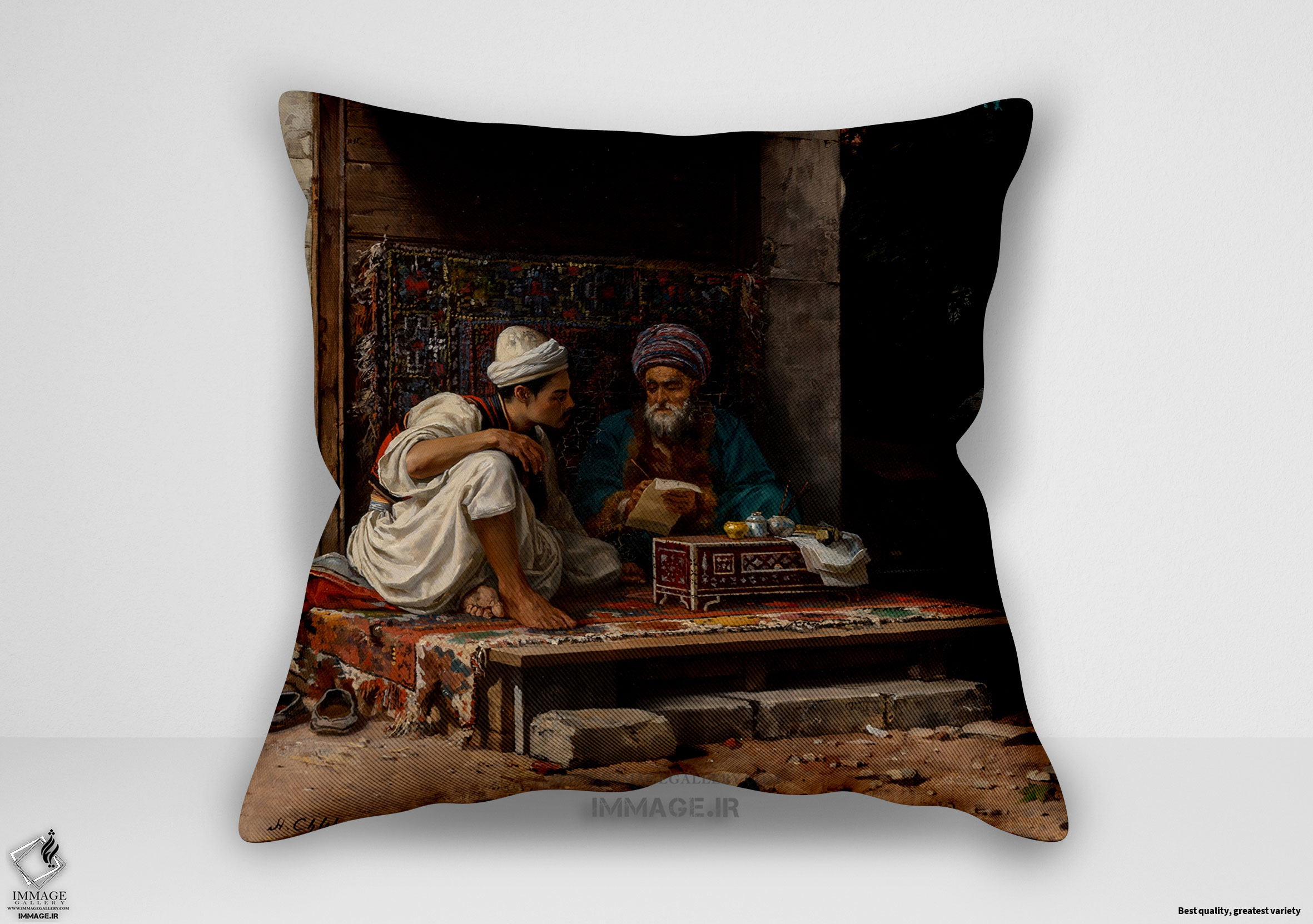 کوسن نقاشی کلاسیک ، موزه ایی یک نویسنده عمومی قسطنطنیه ۱۸۸۰ (art 1660)