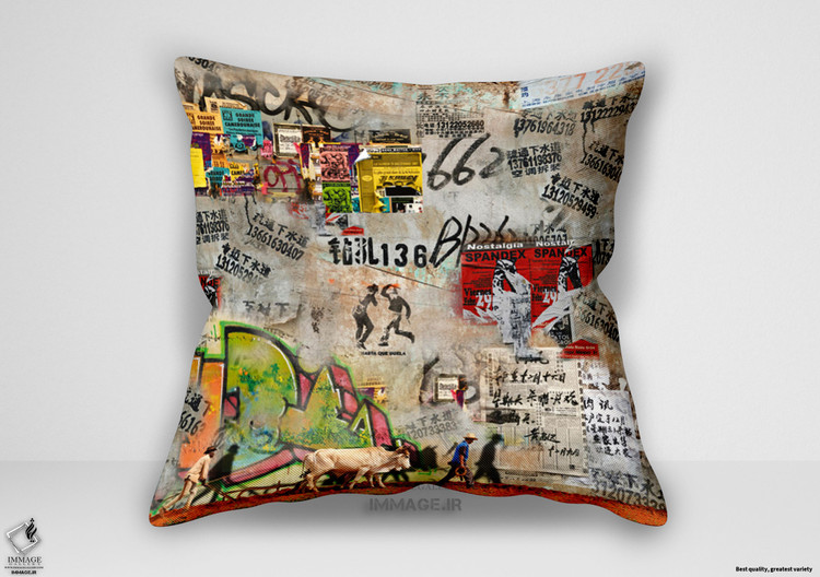 کوسن مدرن نقش های شهری شخم زن روستا (GP 5421)