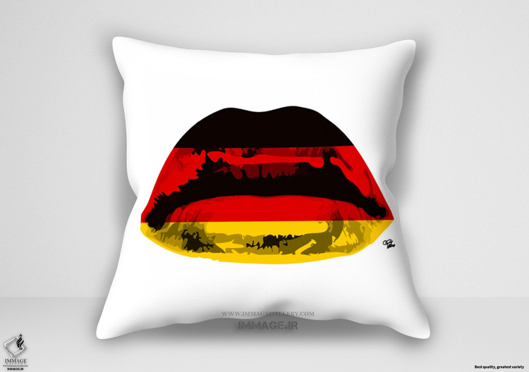 کوسن مدرن بوسه آلمانی اثر پاسلیر مورگان (GP 5838)