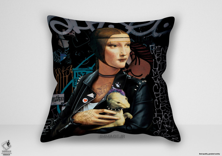 کوسن مدرن آی جی ۱۰۱۷۱کیو بانوی پانک اثر بینز مارکوس (IG 10171)