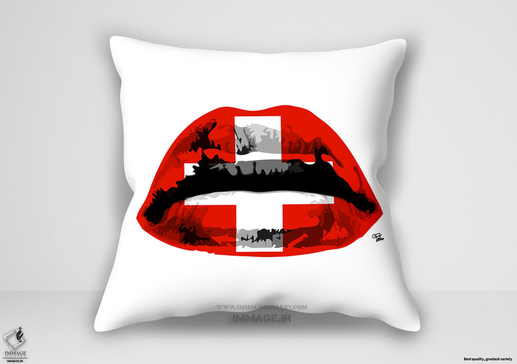 کوسن مدرن بوسه سوئیسی اثر پاسلیر مورگان (IG 5837)