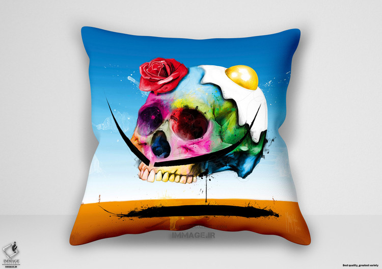 کوسن مدرن جمجمه سورئال اثر پاتریس مورسیانو (IG 7451)