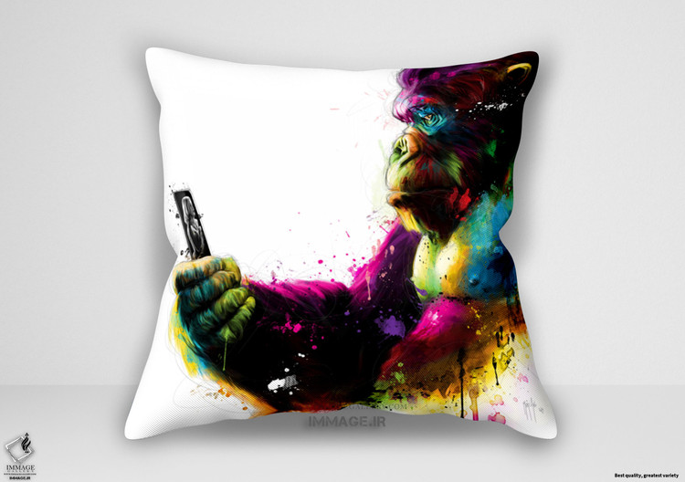 کوسن مدرن کنگ جدید اثر پاتریس مورسیانو (IG 9618)