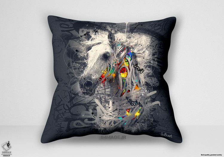 کوسن مدرن اسب پاپ اثر بینه سیلوین (IG 9916)
