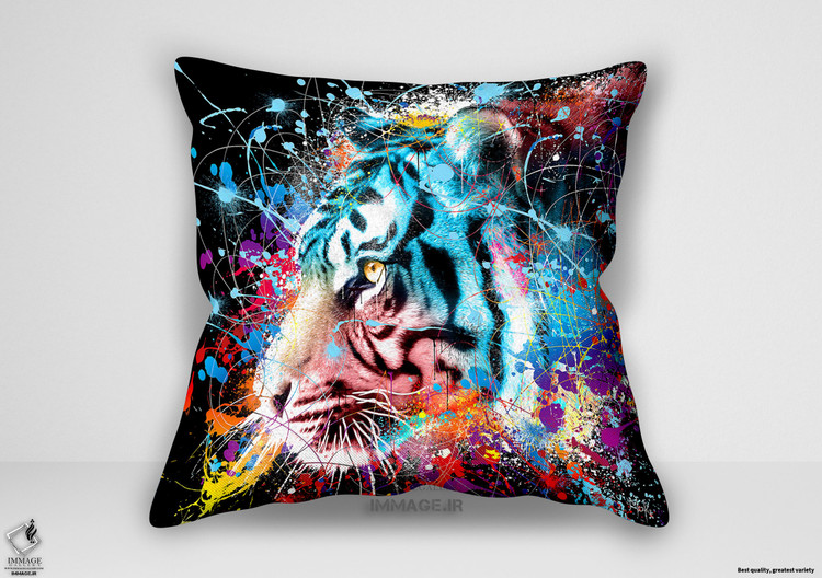 کوسن مدرن ببر پاپ ۲ اثر موکی (IG 9999)