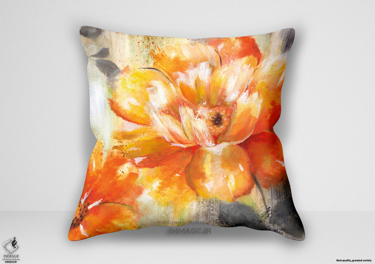 کوسن گل ، نارنجی کراش ۲ توسط نان (GO 14824)