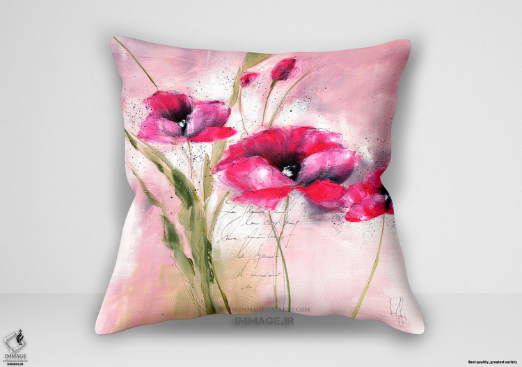 کوسن گل ، گل صورتی اثر زاکر فینت ایزابل (IG 5780)