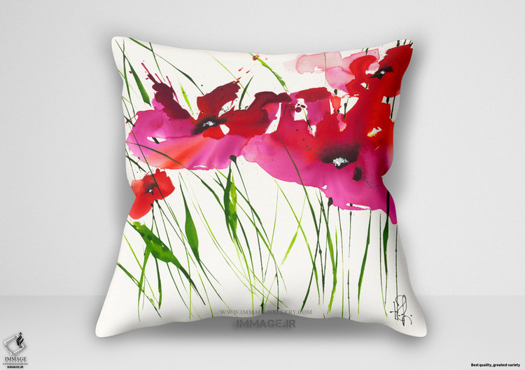 کوسن گل ، رقص خشخاش اثر زاکر فینت ایزابل (IG 8584)