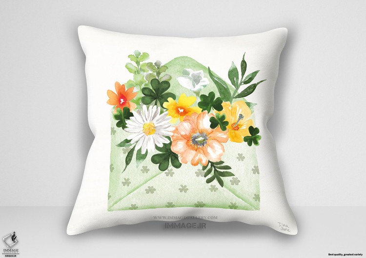 کوسن گل ، طلسم خوش شانسی ۱ اثر جون دینا (WA 74634)