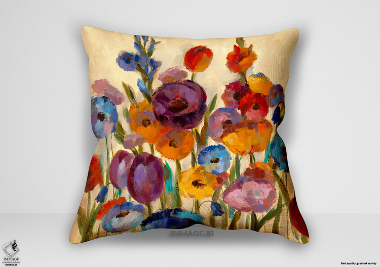 کوسن گل ، رنگ های باغ ۱ اثر واسیلو سیلویا (WA 8442)