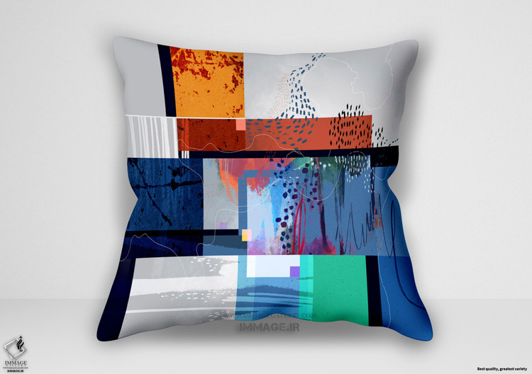 کوسن انتزاعی دریاچه تالاب اثر بانرجی ایشیتا (B 4194)