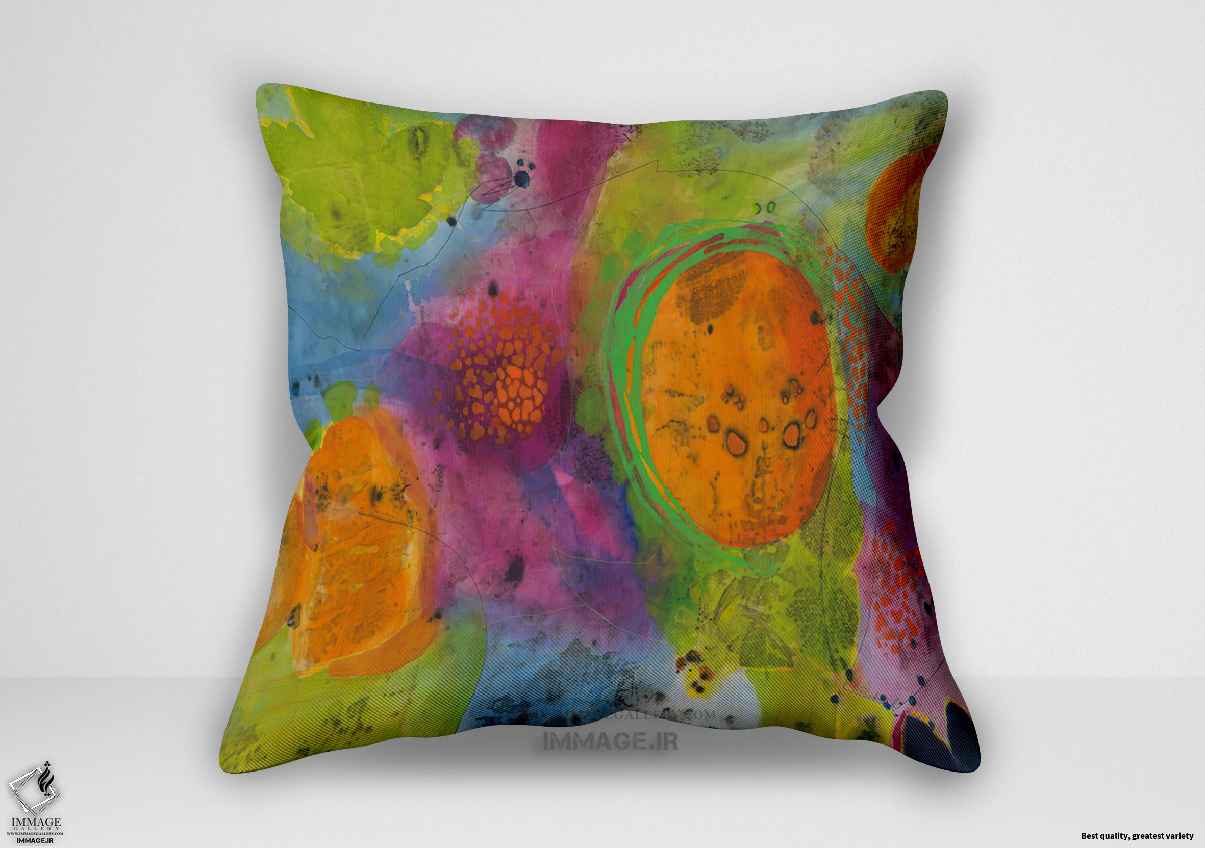 کوسن انتزاعی berührt قلم مو با نخ برخورد می کند و به آرامی لمس می کند اثر م شتیلد رونده ویتی س (IG 10032)