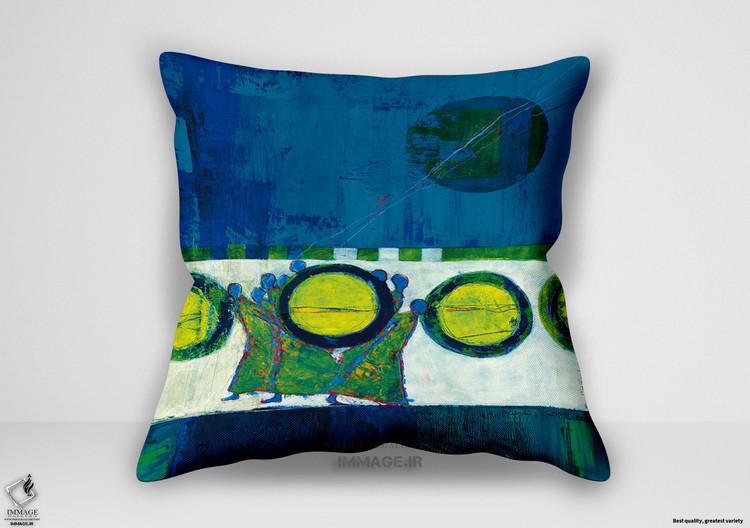 کوسن انتزاعی سایه مهتاب اثر فان خینکل ماریولین (IG 1368)