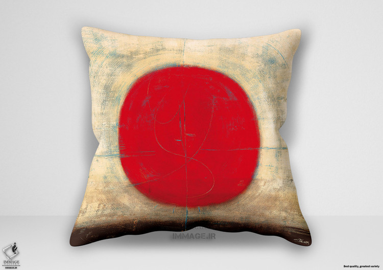 کوسن انتزاعی Bécam رقص دایره ۲ اثر ب کام کارول (IG 1428)