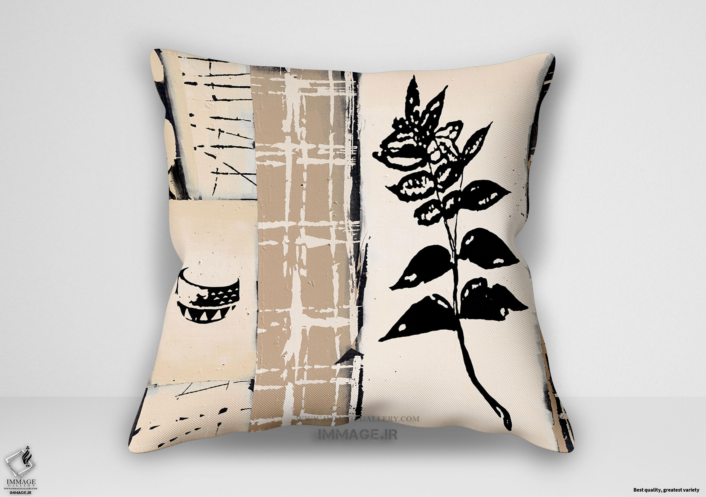 کوسن انتزاعی آکاسیا اثر ماری مادلین نوآزو (IG 2327)