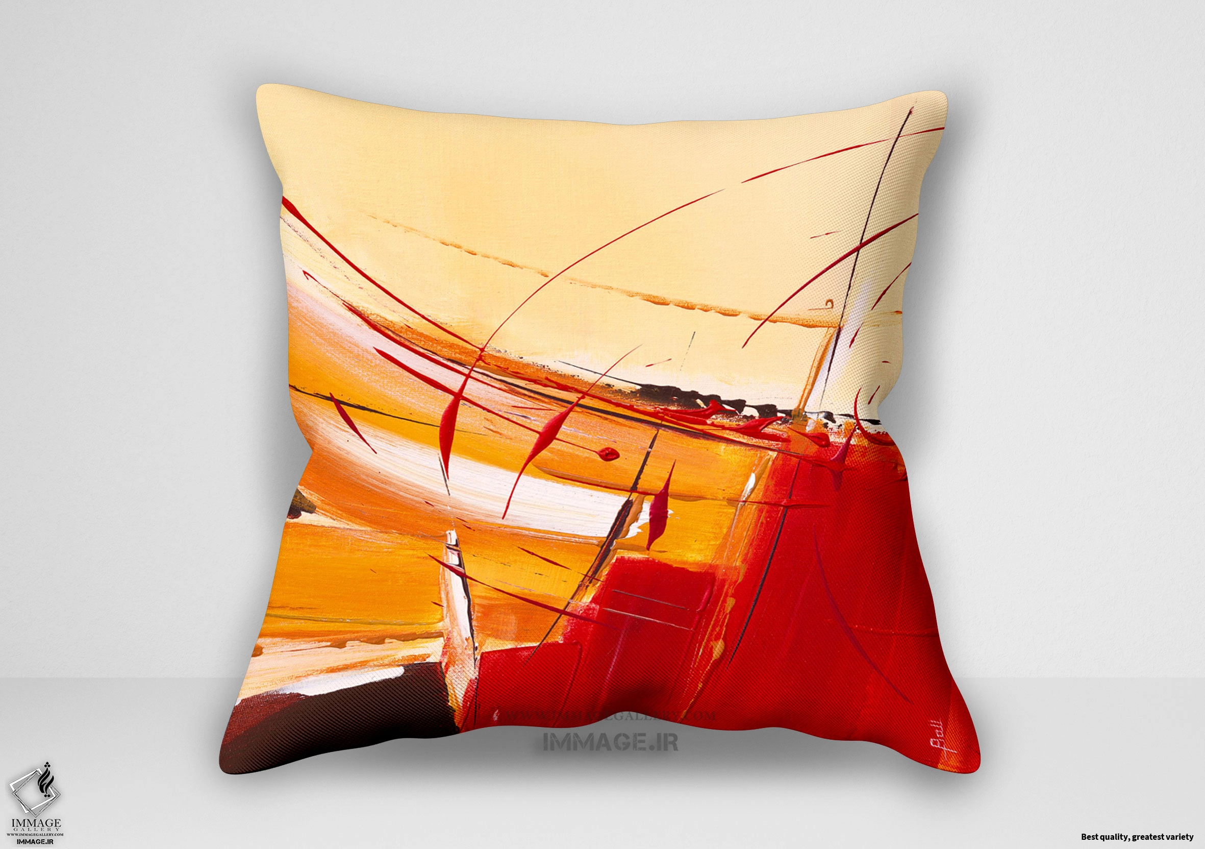 کوسن انتزاعی Véronique توسط بال ورونیک اوانسنس (IG 2873)