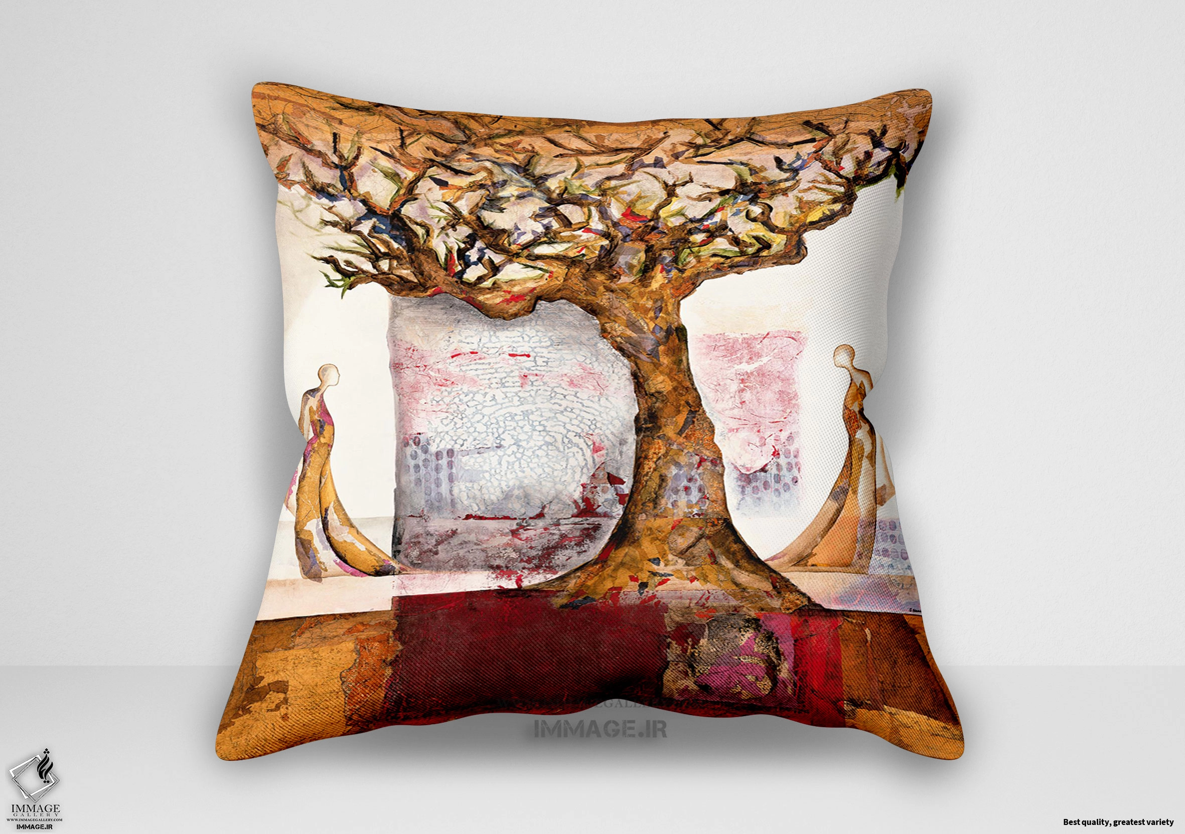 کوسن انتزاعی Passé Présent گذشته حال اثر سوفی بونه (IG 3432)