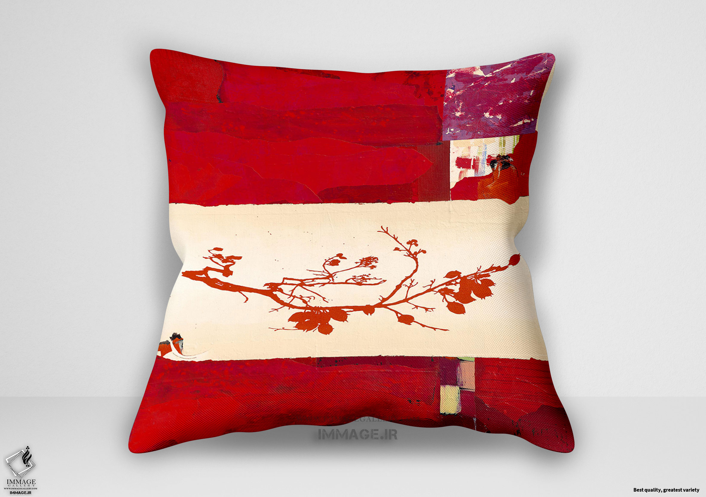 کوسن انتزاعی پاییز اثر ماری مادلین نوآزو (IG 3435)